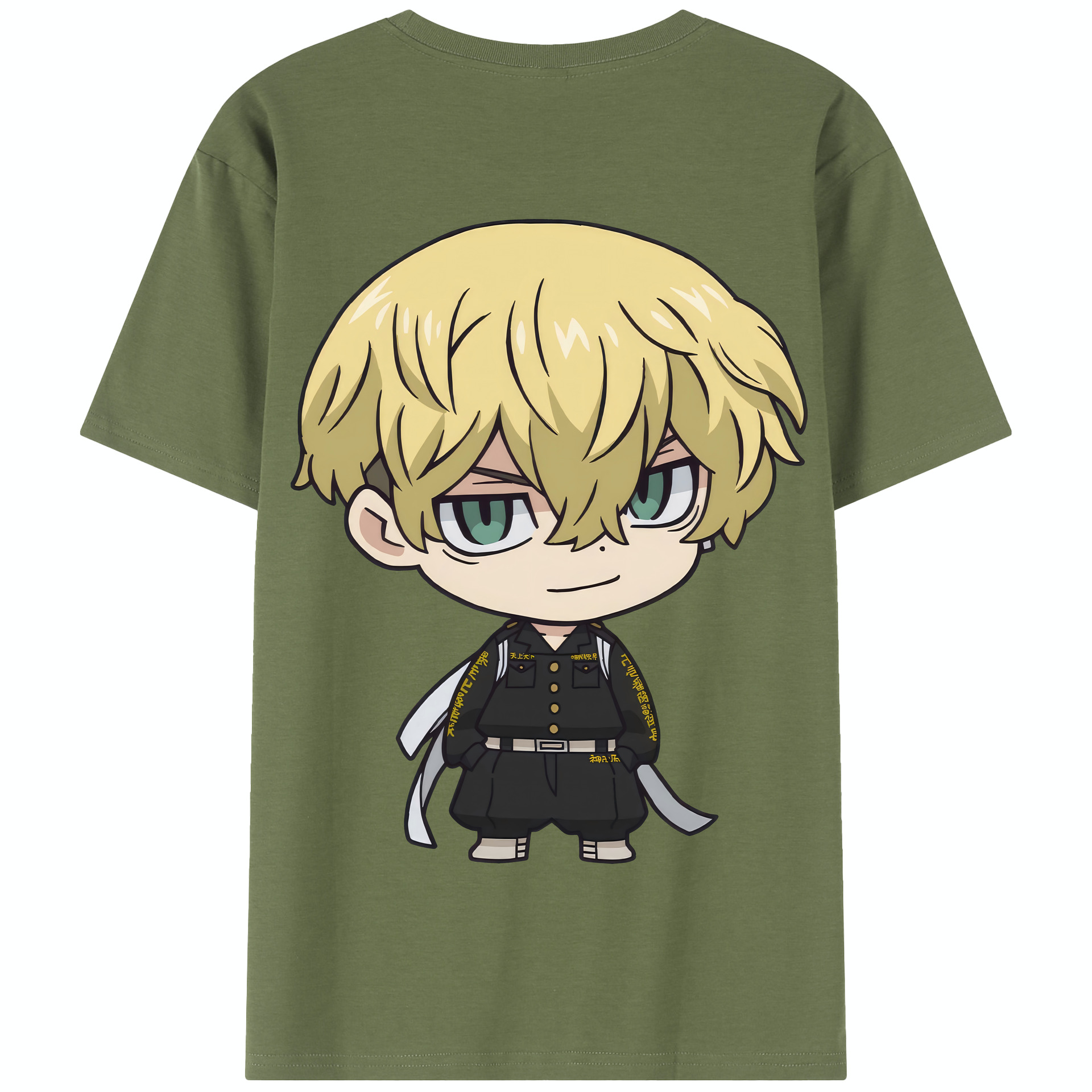 （画像用） 東京リベンジャーズ Tokyo Revengers 綿100％半袖Tシャツ（背面プリント）